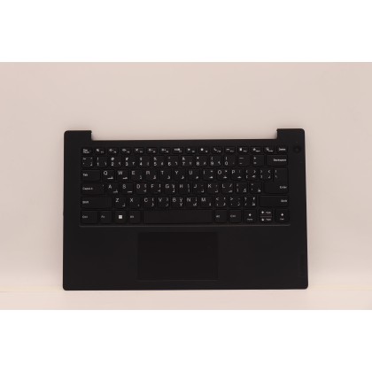 Lenovo 5M11G25685 Palmrest Top Case con tastiera, Arabo, nero, US