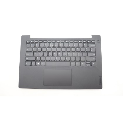 Lenovo 5M11G25825 Palmrest Top Case con tastiera, Inglese (Stati Uniti/Europa), Nero
