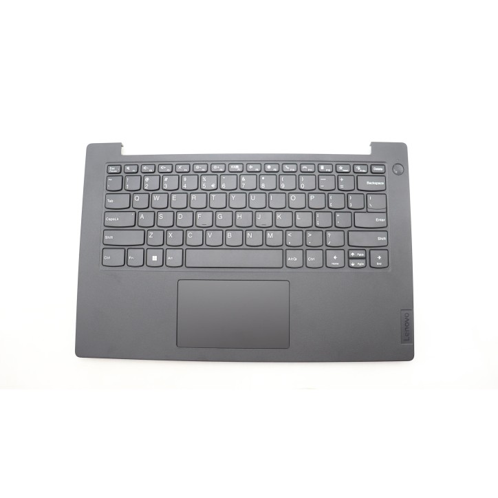 Lenovo 5M11G25825 Palmrest Top Case con tastiera, Inglese (Stati Uniti/Europa), Nero