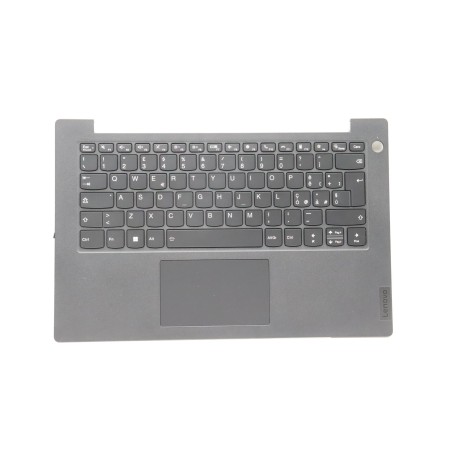 Lenovo 5M11G25915 Palmrest Top Case con tastiera, Italiano, nero, Retroilluminazione, Lettore di impronte digitali