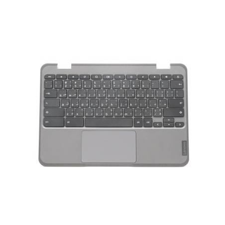 Lenovo 5M11H52582 Palmrest Top Case con tastiera, Arabo, nero, US