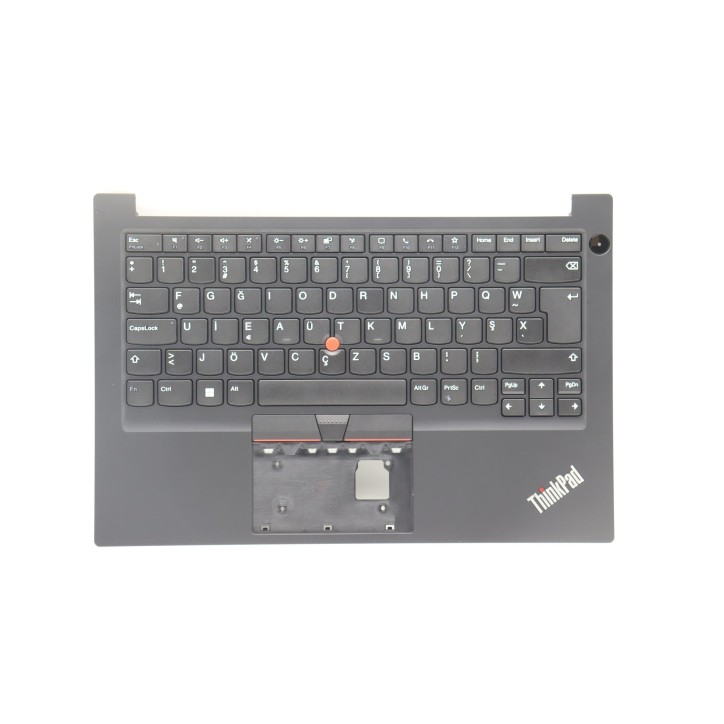 Lenovo 5M11H58805 Palmrest Top Case con tastiera, Turco, nero