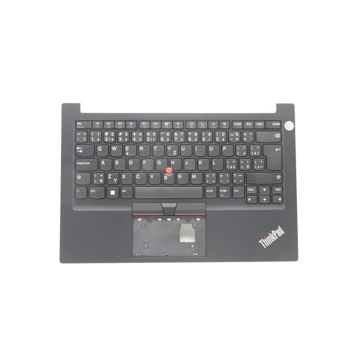 Lenovo 5M11H58854 Palmrest Top Case con tastiera, Ceco/Slovacco, nero, Lettore di impronte digitali, UK