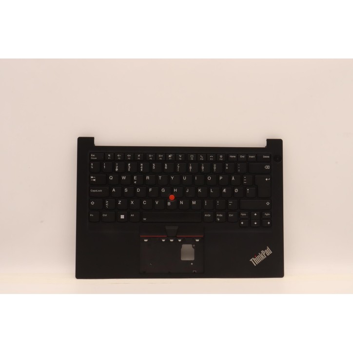 Lenovo 5M11H58926 Palmrest Top Case con tastiera, Danese, nero, Retroilluminazione, UK
