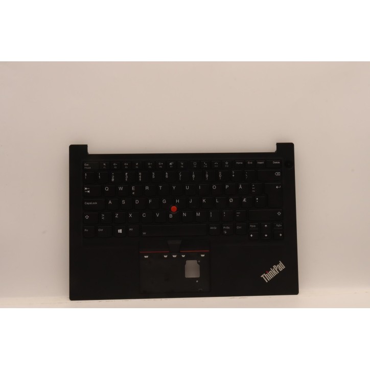 Lenovo 5M11H58950 Palmrest Top Case con tastiera, Norvegese, Nero, Retroilluminazione