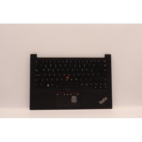 Lenovo 5M11H58953 Palmrest Top Case con tastiera, Portoghese, Nero, Retroilluminazione