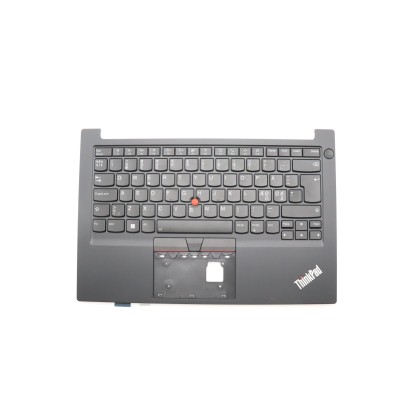 Lenovo 5M11H58968 Palmrest Top Case con tastiera, Lingue scandinave, nero, Retroilluminazione