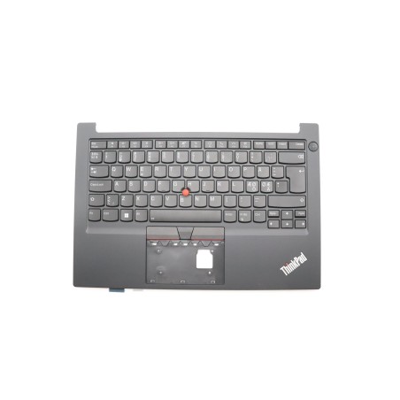 Lenovo 5M11H58968 Palmrest Top Case con tastiera, Lingue scandinave, nero, Retroilluminazione