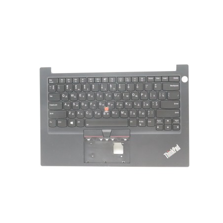 Lenovo 5M11H59121 Palmrest Top Case con tastiera, Ucraino, nero, Retroilluminazione, Lettore di impronte digitali