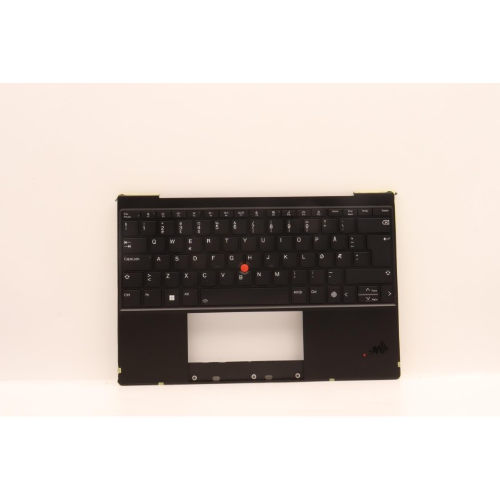 Lenovo 5M11H94980 Palmrest Top Case con tastiera, Norvegese, Nero, Retroilluminazione, WWAN