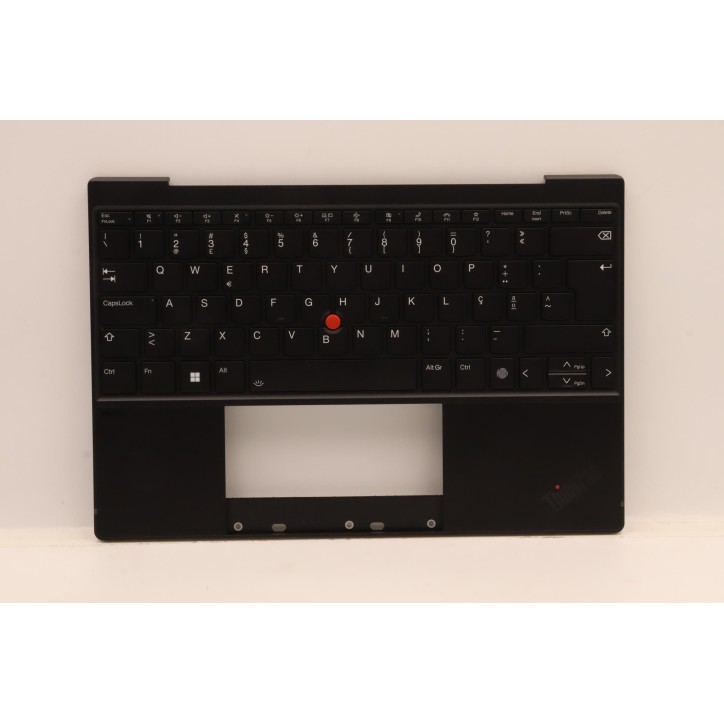 Lenovo 5M11H95018 Palmrest Top Case con tastiera, Portoghese, Nero, WLAN