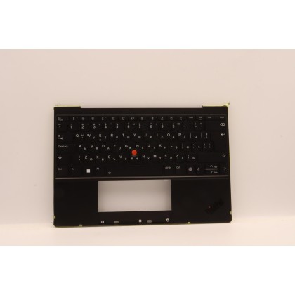 Lenovo 5M11H95033 Palmrest Top Case con tastiera, Bulgaro, nero, Retroilluminazione, WWAN, UK