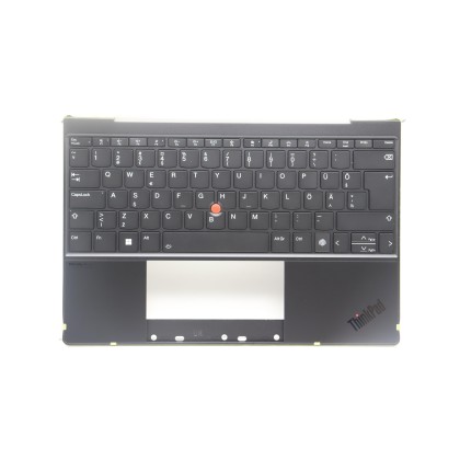 Lenovo 5M11H95038 Palmrest Top Case con tastiera, Estone, Nero/Bronzo, Retroilluminazione, WWAN
