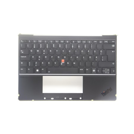 Lenovo 5M11H95038 Palmrest Top Case con tastiera, Estone, Nero/Bronzo, Retroilluminazione, WWAN