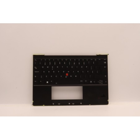 Lenovo 5M11H95054 Palmrest Top Case con tastiera, Portoghese, Nero, Retroilluminazione, WWAN
