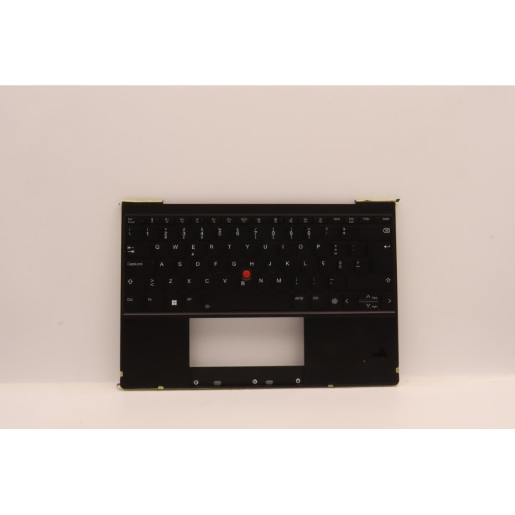 Lenovo 5M11H95054 Palmrest Top Case con tastiera, Portoghese, Nero, Retroilluminazione, WWAN