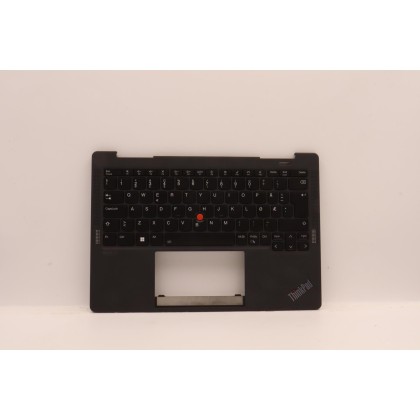 Lenovo 5M11J12744 Palmrest Top Case con tastiera, Norvegese, nero, WLAN