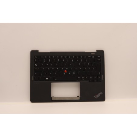 Lenovo 5M11J12750 Palmrest Top Case con tastiera, Svedese/finlandese, Nero, WLAN