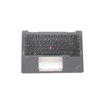 Lenovo 5M11J12764 Palmrest Top Case con tastiera, Ceco/Slovacco, nero, WLAN, UK