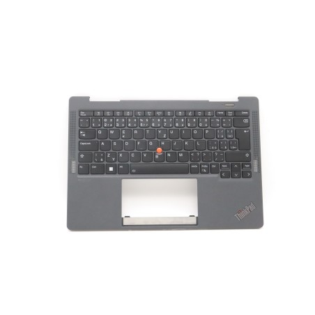 Lenovo 5M11J12764 Palmrest Top Case con tastiera, Ceco/Slovacco, nero, WLAN, UK