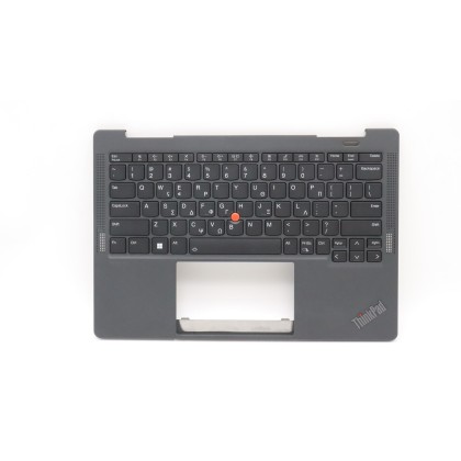 Lenovo 5M11J12772 Palmrest Top Case con tastiera, Greco US/GR, nero, WLAN