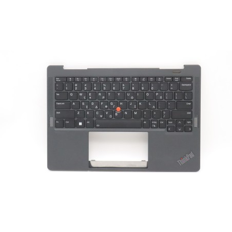 Lenovo 5M11J12772 Palmrest Top Case con tastiera, Greco US/GR, nero, WLAN