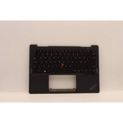 Lenovo 5M11J12803 Palmrest Top Case con tastiera, Danese, nero, WWAN, UK