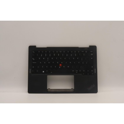 Lenovo 5M11J12821 Palmrest Top Case con tastiera, Portoghese, nero, WWAN