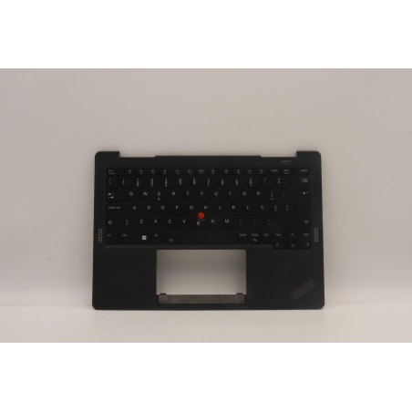 Lenovo 5M11J12821 Palmrest Top Case con tastiera, Portoghese, nero, WWAN