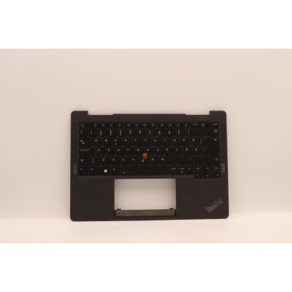 Lenovo 5M11J12825 Palmrest Top Case con tastiera, Svedese/finlandese, Nero, WWAN