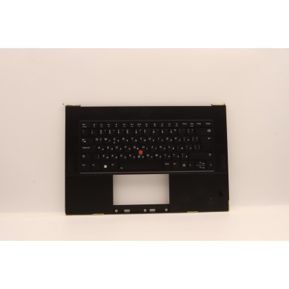 Lenovo 5M11J13359 Palmrest Top Case con tastiera, Bulgaro, nero, Lettore di impronte digitali, WLAN, UK