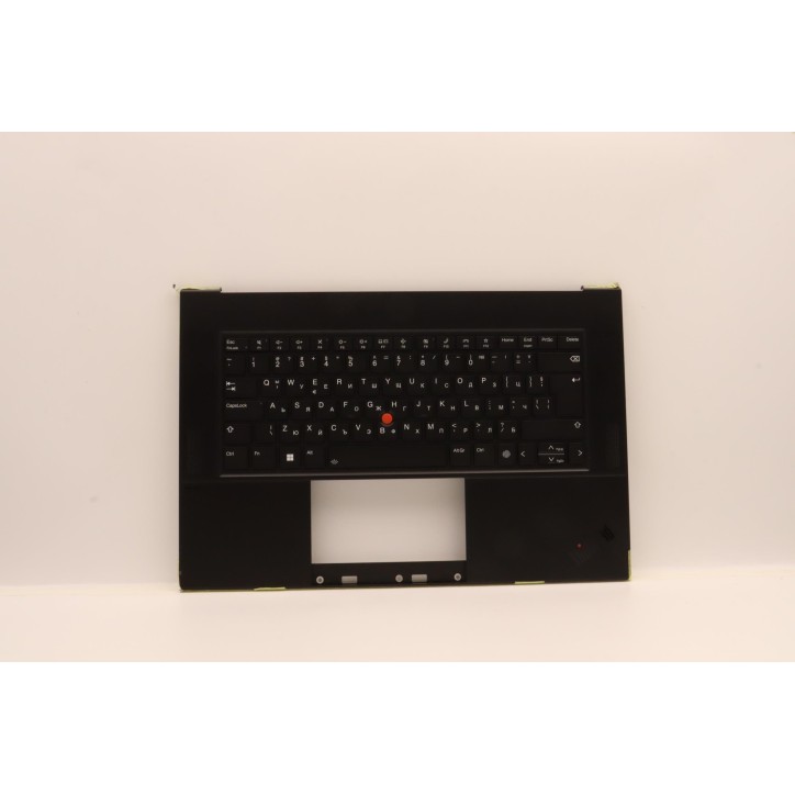 Lenovo 5M11J13359 Palmrest Top Case con tastiera, Bulgaro, nero, Lettore di impronte digitali, WLAN, UK