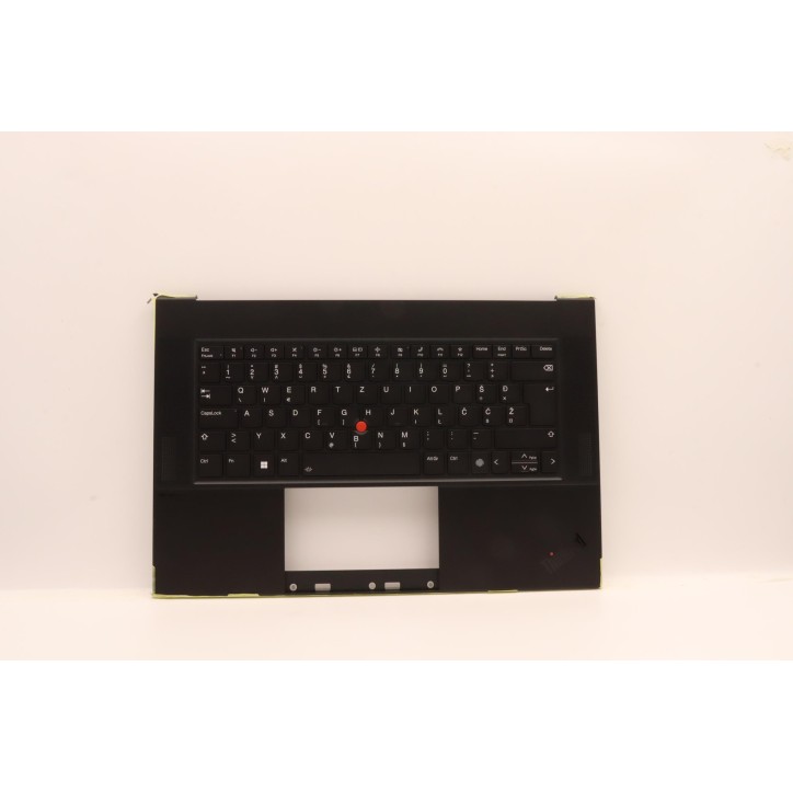 Lenovo 5M11J13372 Palmrest Top Case con tastiera, Sloveno, Nero, Impronta digitale, WLAN