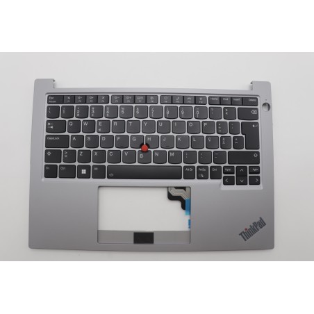 Lenovo 5M11L61162 Palmrest Top Case con tastiera, Portoghese, grigio artico, Retroilluminazione