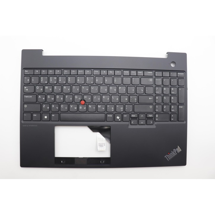 Lenovo 5M11N96562 Palmrest Top Case con tastiera, Russo, Nero