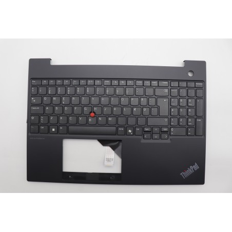 Lenovo 5M11N99750 Palmrest Top Case con tastiera, Danese, nero, UK