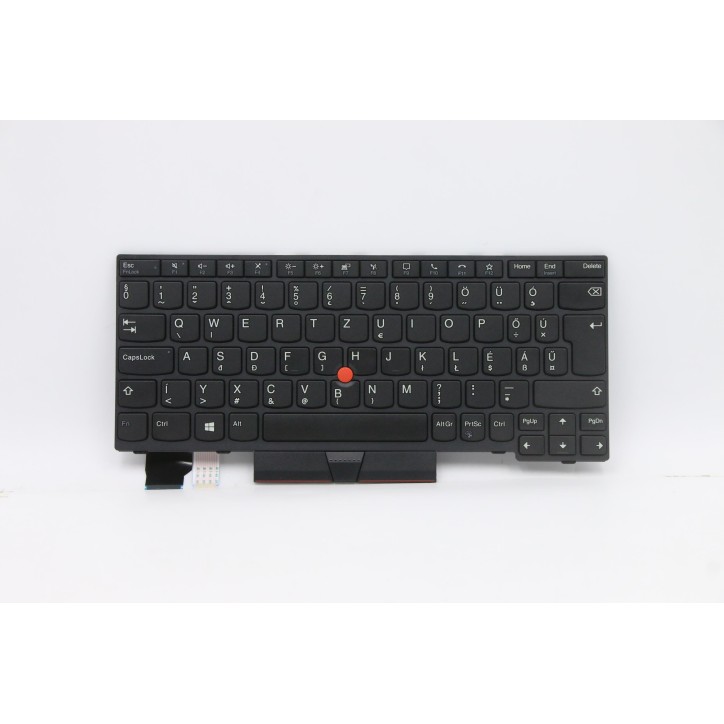 Lenovo 5N20V43015 Tastiera interna, Ungherese, Nero, Senza retroilluminazione