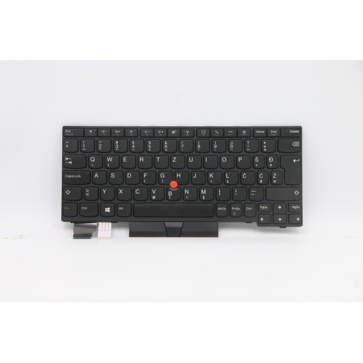 Lenovo 5N20V43021 Tastiera interna, Sloveno, Nero, Senza retroilluminazione