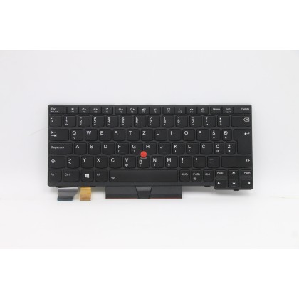 Lenovo 5N20V43057 Tastiera interna, Sloveno, Nero, Retroilluminazione