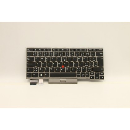 Lenovo 5N20V43615 Tastiera interna, Ceco/Slovacco, argento, Senza_retroilluminazione