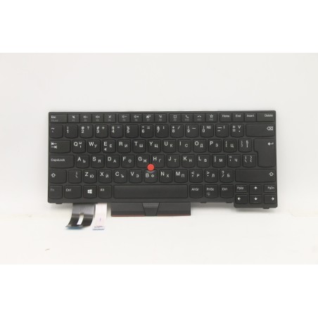Lenovo 5N20V43875 Tastiera interna, Bulgaro, Nero, Senza retroilluminazione