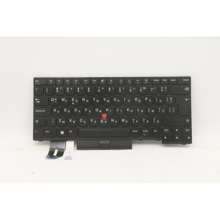 Lenovo 5N20V43875 Tastiera interna, Bulgaro, Nero, Senza retroilluminazione