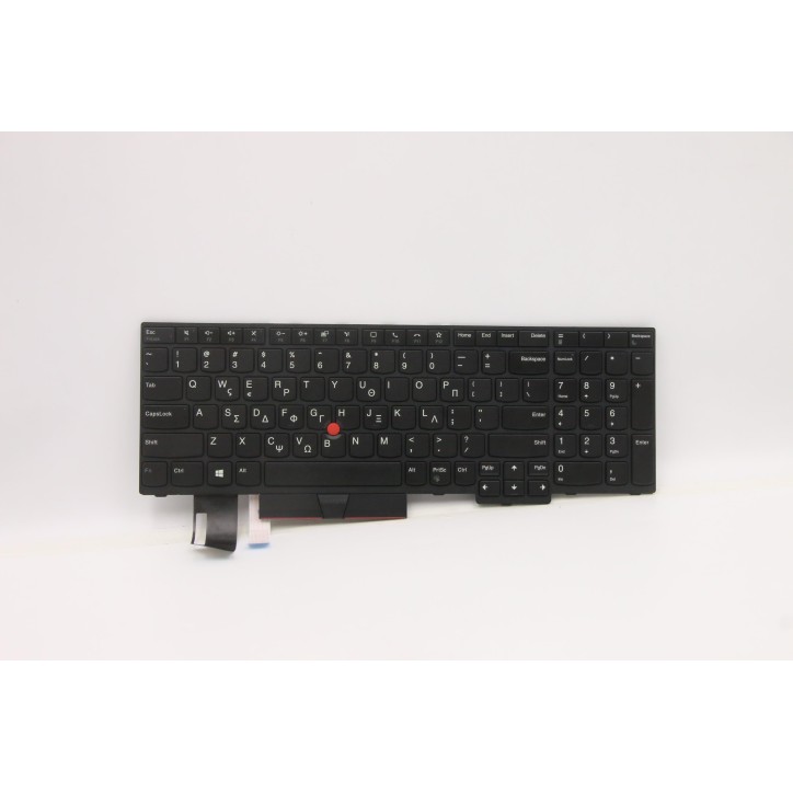 Lenovo 5N20V78047 Tastiera interna, Greco, Senza_retroilluminazione, Nero, Con tastierino numerico