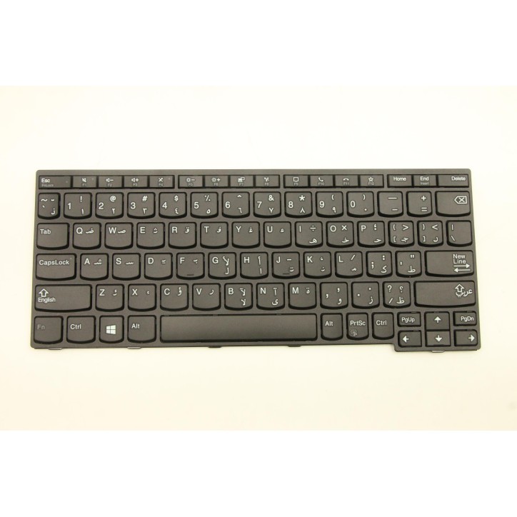 Lenovo 5N20W41873 Tastiera interna, Arabo, Nero, Senza retroilluminazione