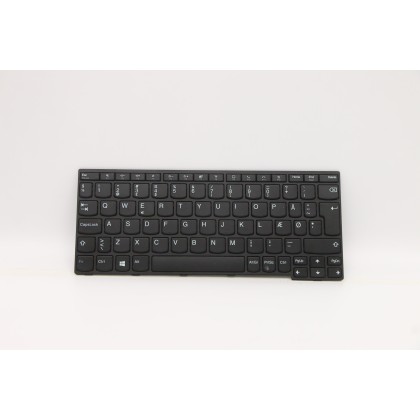 Lenovo 5N20W41876 Tastiera interna, Danese, Nero, Senza retroilluminazione