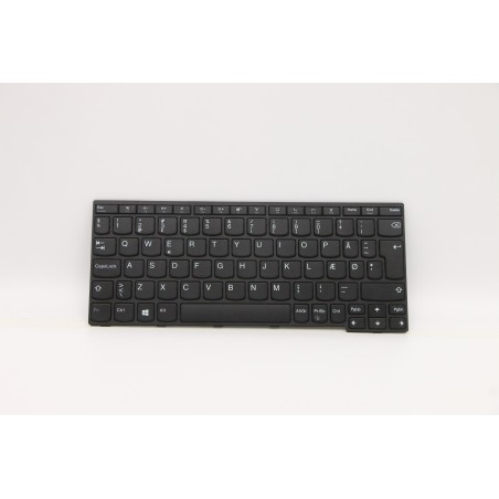 Lenovo 5N20W41876 Tastiera interna, Danese, Nero, Senza retroilluminazione