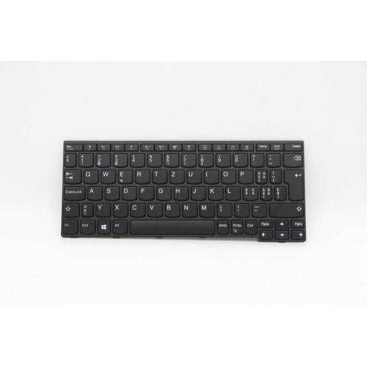 Lenovo 5N20W41890 Tastiera interna, Svizzero, Nero, Senza retroilluminazione