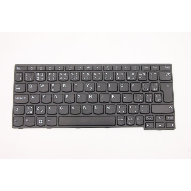 Lenovo 5N20W41903 Tastiera interna, Ceco/Slovacco, nero, Senza_retroilluminazione