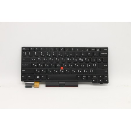 Lenovo 5N20Z29440 Tastiera interna, Ucraino, nero, Retroilluminazione