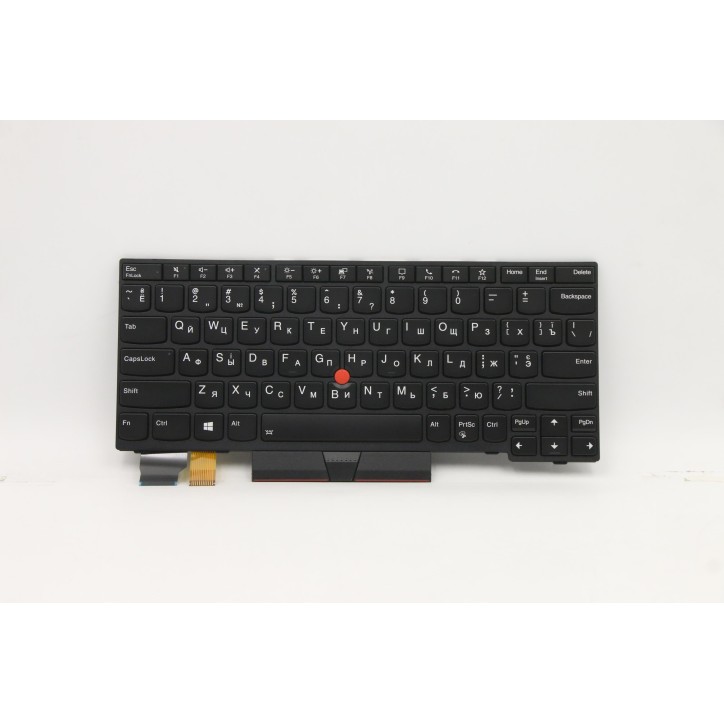 Lenovo 5N20Z29440 Tastiera interna, Ucraino, nero, Retroilluminazione